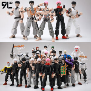 Hakui Jujutsu Kaisen 9L 3D Printed Multi-Jointed Action Figure Lucky 13t13 Anime Figure Model Toy