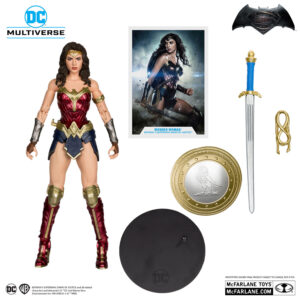 [Authentic] Mcfarlane Dc Bvs Wonder Woman 7inch Action Figure Free Shipping