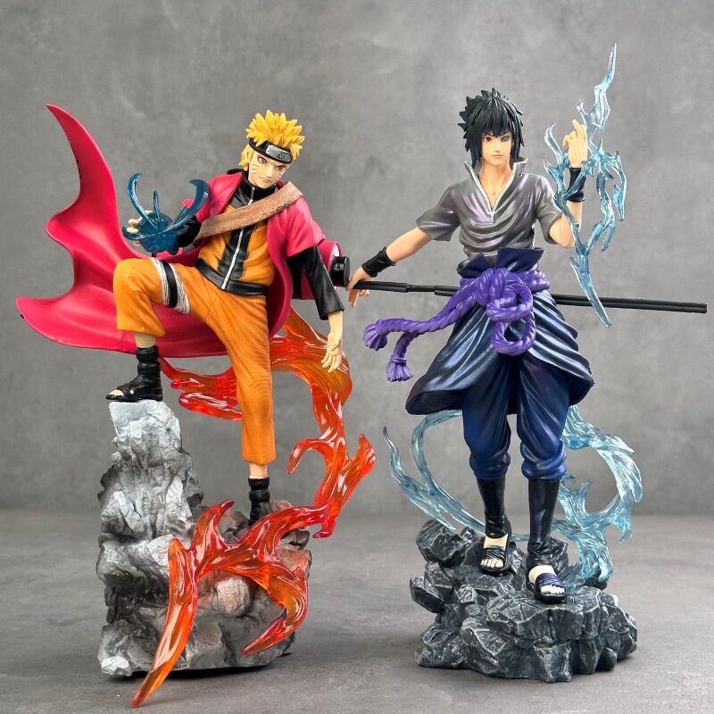 Naruto: Ten Years of Ninjas - Naruto, Sasuke, Kakashi, Obito, Pain Figurines Anime 2D Model Ornaments