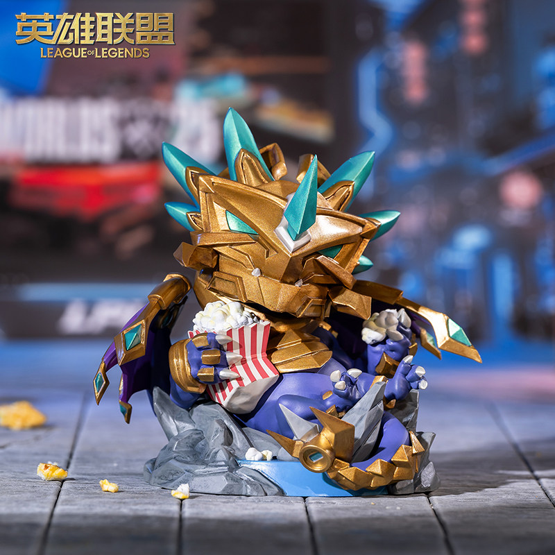 League of Legends Lol 2025 Global Finals Hexa Technology Dragon Figurine S15 Commemorative Ornament