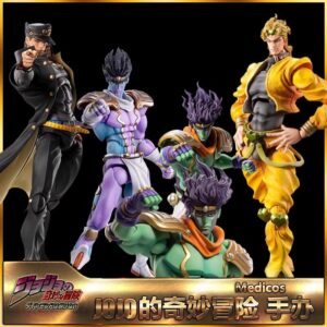 Jojo's Bizarre Adventure Kujo Jotaro Figure Platinum Star Anime Peripheral Model Ornament Gift for Men