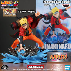 Japanese Bandai Naruto Memorable Saga Sage Naruto Vs Pain Figure Model Ornament Gift