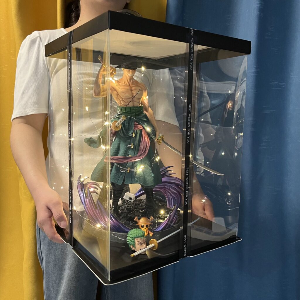One Piece Figure Zoro Luffy Anime Desktop Ornament Gift for Boyfriend/Girlfriend and Classmates Birthday Present