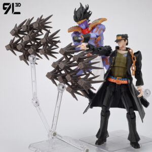 9L3D Printed Lucky 13 Jojo Combination Jotaro Platinum Star Multi-Jointed Movable Action Figure Model Toy