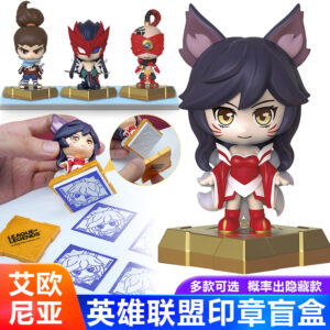 Authentic League of Legends Blind Box Lol Game Figurine Ahri Yasuo Yone Irelia Birthday Gift