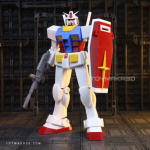 Mobile Suit Rx78 Precision Gundam Assembly Model 3D Printed Model Skeleton with Movable Joints Original Gundam