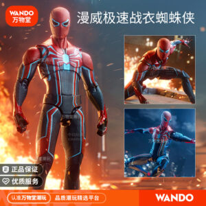 Official Speed Suit Spider-Man Action Figure Ps5 Marvel Game Model Iron Man Toy Figure