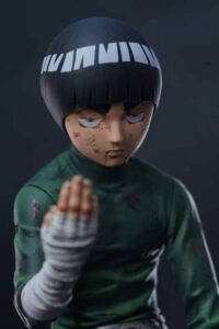 【Big Head Model Toy】Cloud Peak Reaching for the Stars Naruto Shippuden Officially Licensed Rock Lee 1/6 Scale Statue