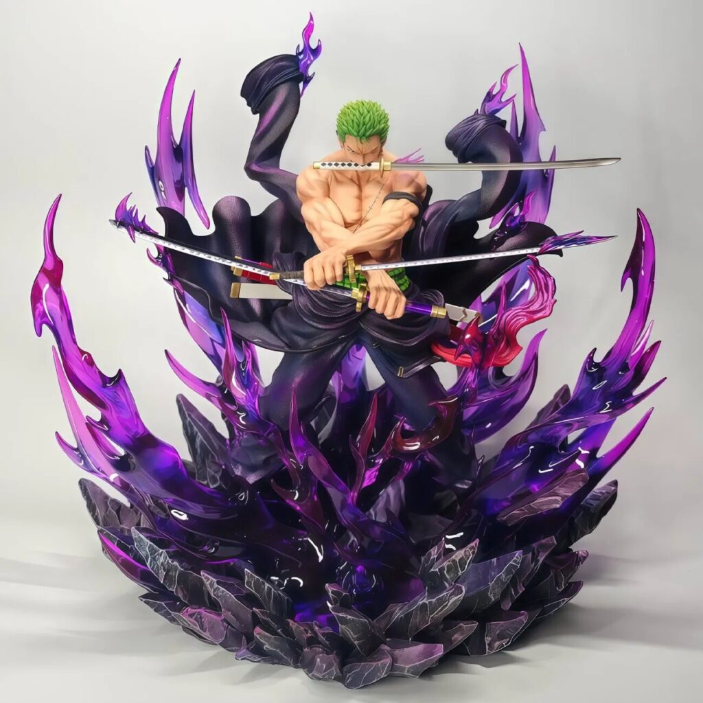 [in Stock, Quick Delivery] Tianhui Explosive Zoro Limited Edition 34cm One Piece Anime Gk Model Figurine Decoration
