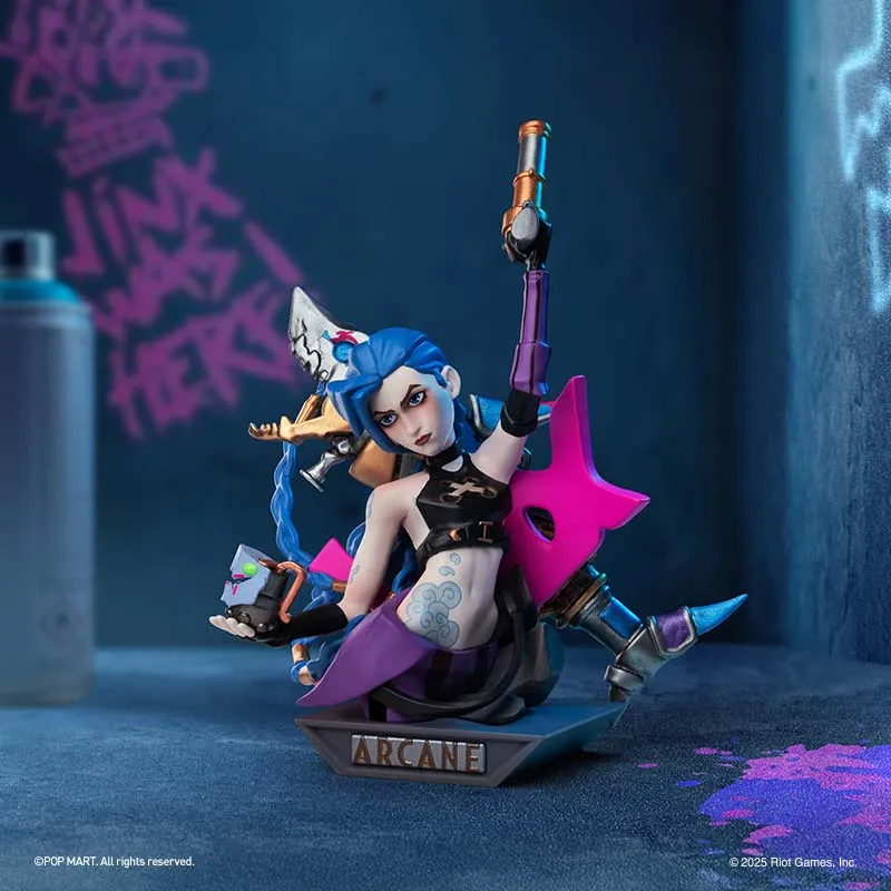 Popmart Lol League of Legends: Arcane Series 1 Blind Box Game Figurine Gift Collectible