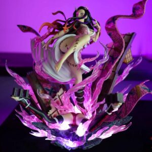 Demon Slayer Figure Nezuko Tanjiro Demon Slayer Corps Wind-Stringed Inosuke Amity Model Blind Box Anime Figurine