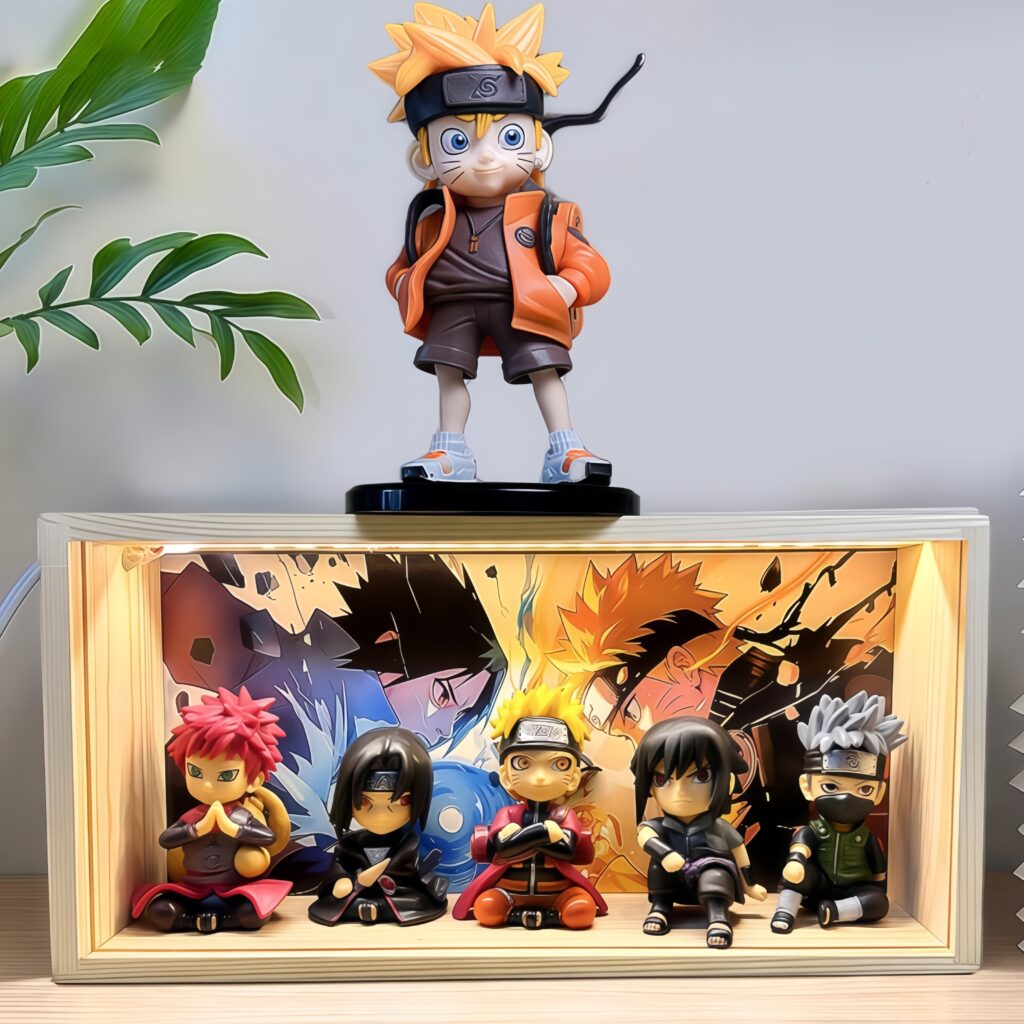 Naruto and Sasuke Naruto Merchandise Figure Practical Night Light Gift for Boys, Boyfriends, Classmates Birthday Present