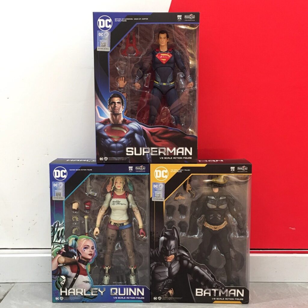 Dc Action Figure Series Superman Batman Harley Quinn Figure Model Ornament Anime Peripheral Toy Gift