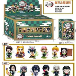 Demon Slayer: Kimetsu No Yaiba Birth Flower Series Blind Box Tanjiro Nezuko Zenitsu Figure Desk Decoration Gift