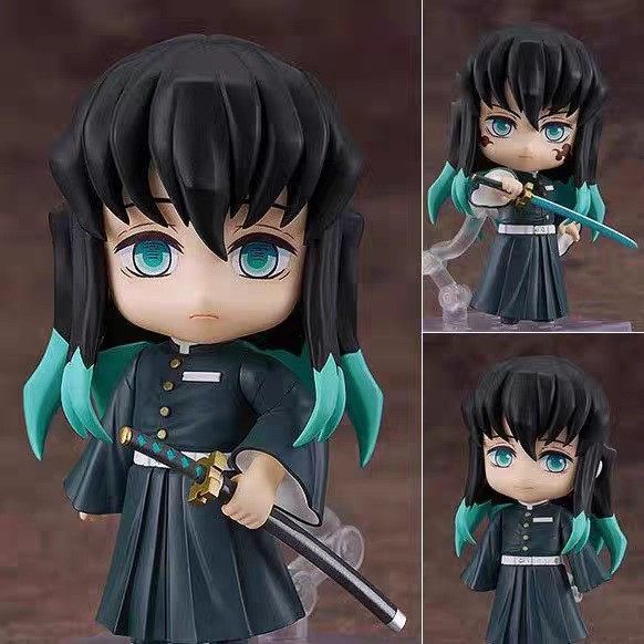 Q Version 2218 # Demon Slayer: Kimetsu No Yaiba Tokitou Muichiro 2217 Demon Slayer: Kimetsu No Yaiba Kanroji Mitsuri Love Pillar Clay Figure