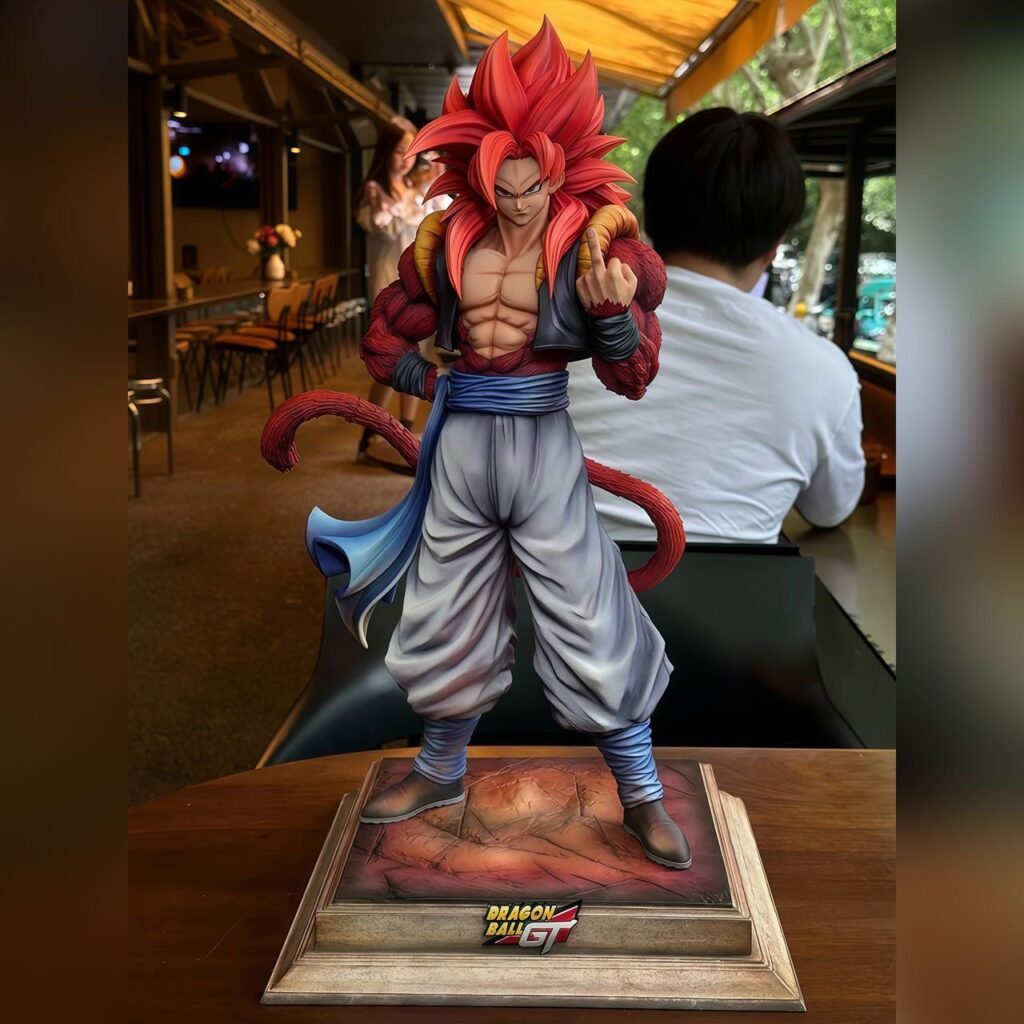 【New Product Launch】Super Saiyan Gogeta Limited Edition Dragon Ball Figure Trendy Gk Model Decoration Merchandise