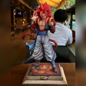 【New Product Launch】Super Saiyan Gogeta Limited Edition Dragon Ball Figure Trendy Gk Model Decoration Merchandise