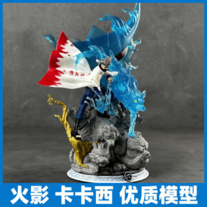 Naruto Cs Kakashi Figure with Thousand Blades Special Effects Scene Statue Model Ornament Anime Peripheral Gift for Boys