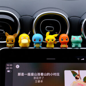 Pokémon Car Ornaments, Cute Pokémon Car Dashboard Display Decoration, Car Doll Model
