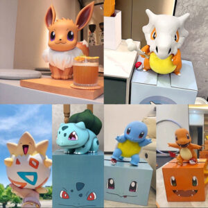Jenifur, Bulbasaur, Charizard, Eevee, Charmander, Psyduck, Fantasy Figures, Figurines, Dolls, Birthday Gifts