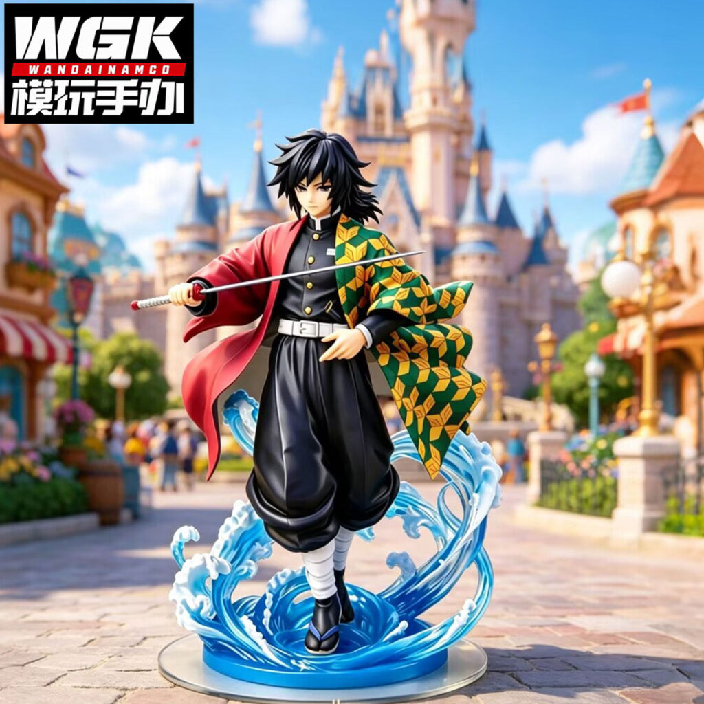 Demon Slayer Merchandise Figures: Tomioka Giyuu, Tokito Muichiro, Flame Pillar Figurines, Model Ornaments, Birthday Gifts for Men