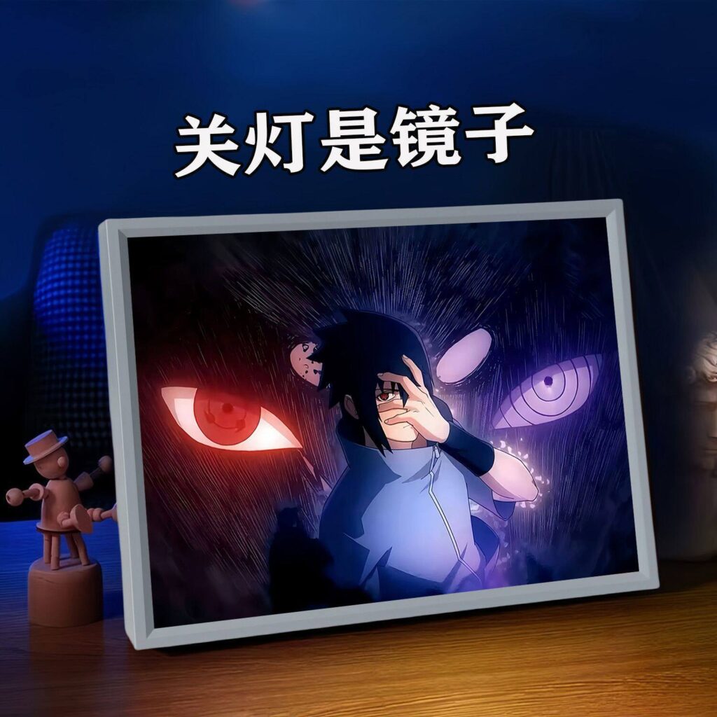 Naruto Merchandise Birthday Gift Pain Uchiha Obito Sasuke Light Painting Night Light Gaming Atmosphere Light