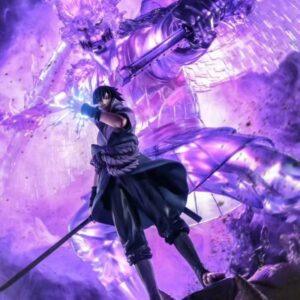 Naruto Sasuke Susanoo Model Figurine Boys' Ornament Toy Birthday Gift with Movable Joints Blind Box