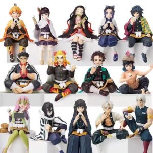 Demon Slayer Figure Tanjiro, Zenitsu, Nezuko, Demon Slayer Doll, Car Decoration, Instant Noodle Press
