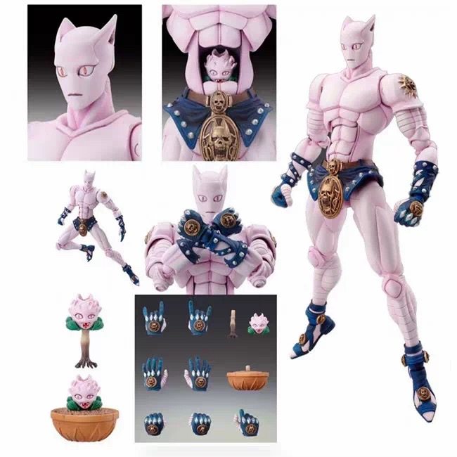 Jojo's Bizarre Adventure Super Action Figure Jotaro Kujo Josuke Higashikata Dio Dio Articulated Action Figure Model