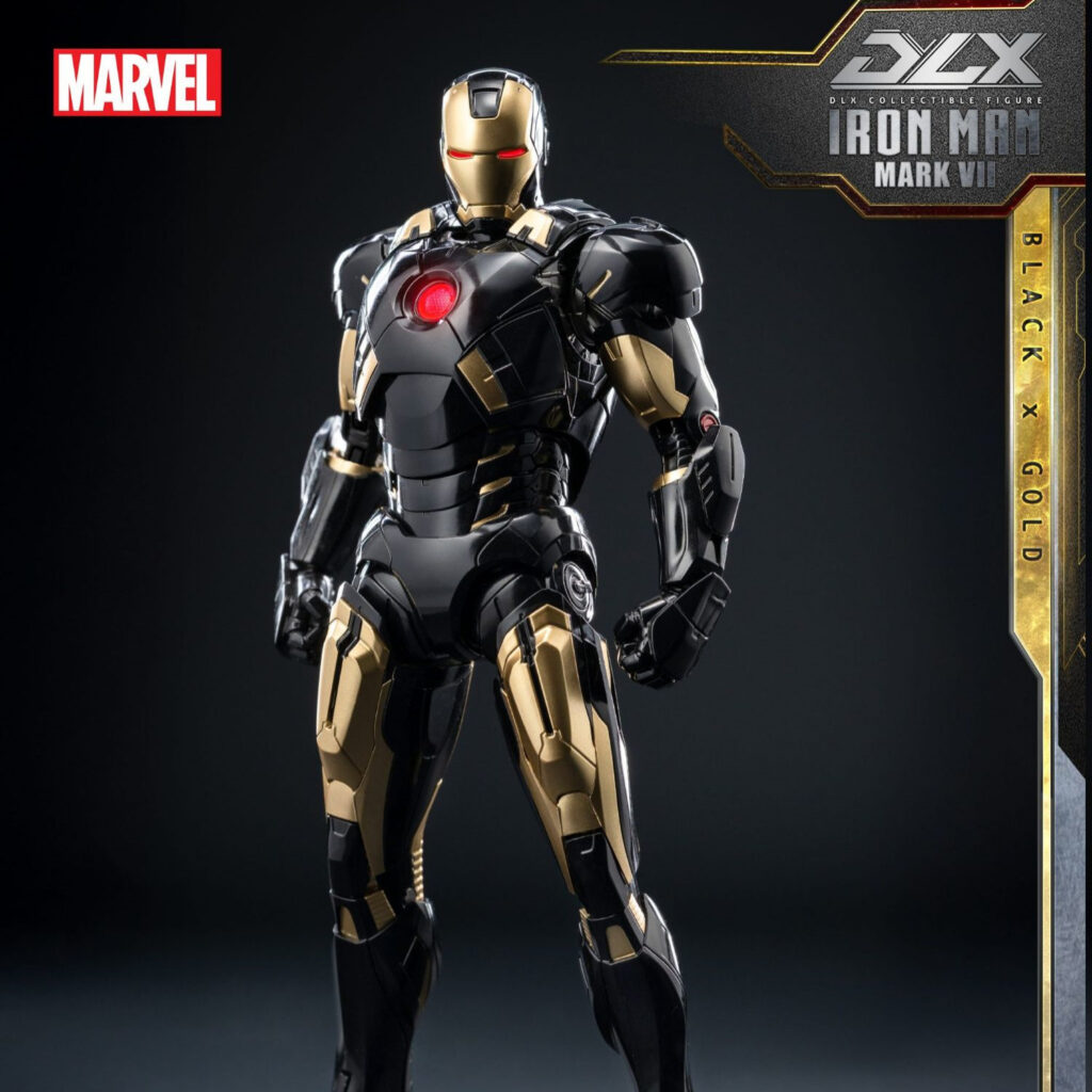 In Stock Threezero 3A 1/12 Dlx Marvel Mk7 Iron Man Mark7 Alloy Edition