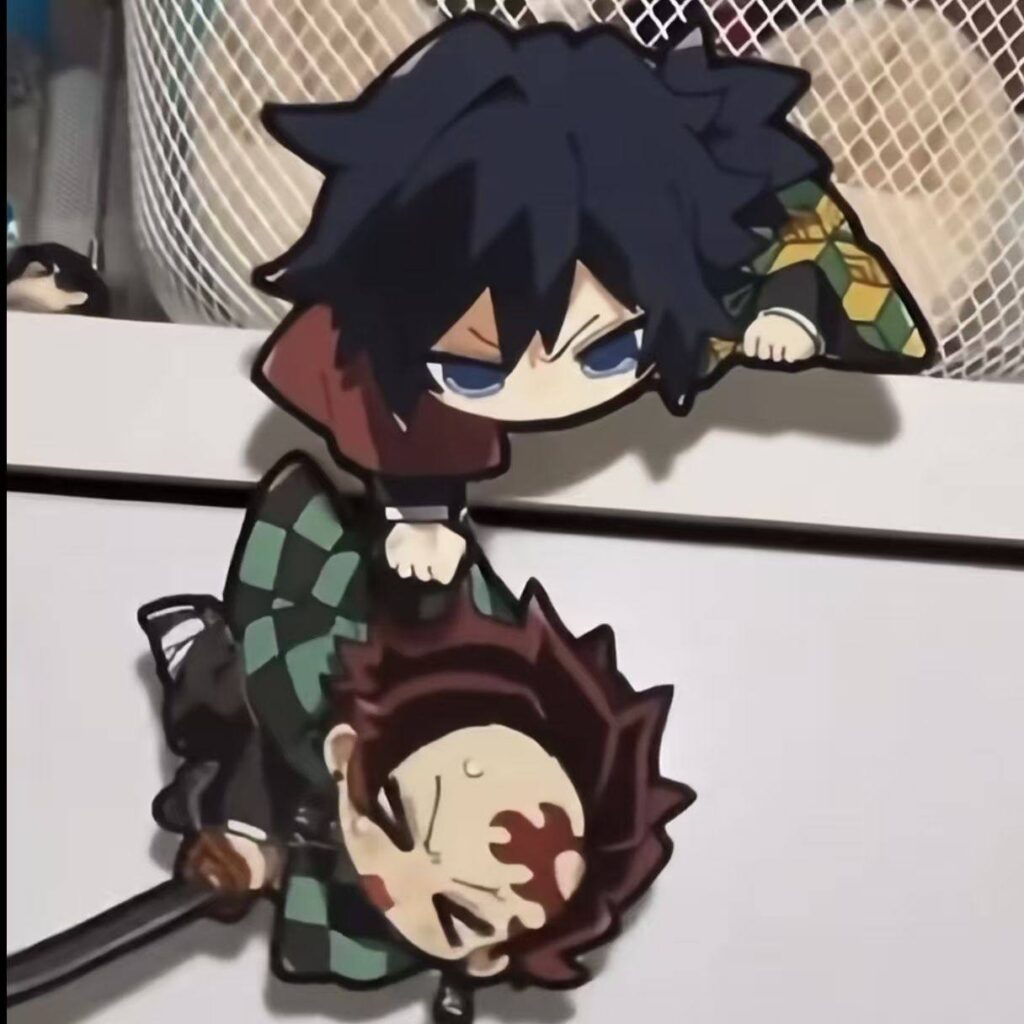 Demon Slayer Merchandise Tanjiro Tomioka Acrylic Swaying Stand Figure Collectible Gift Handmade