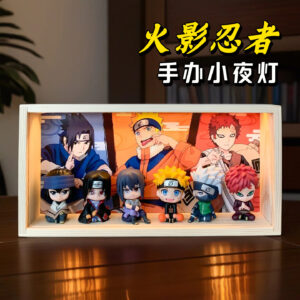 Naruto Graduation Day Gift for Male Friends, Classmates, Brothers, Naruto and Sasuke Figurines, Peripheral Night Light