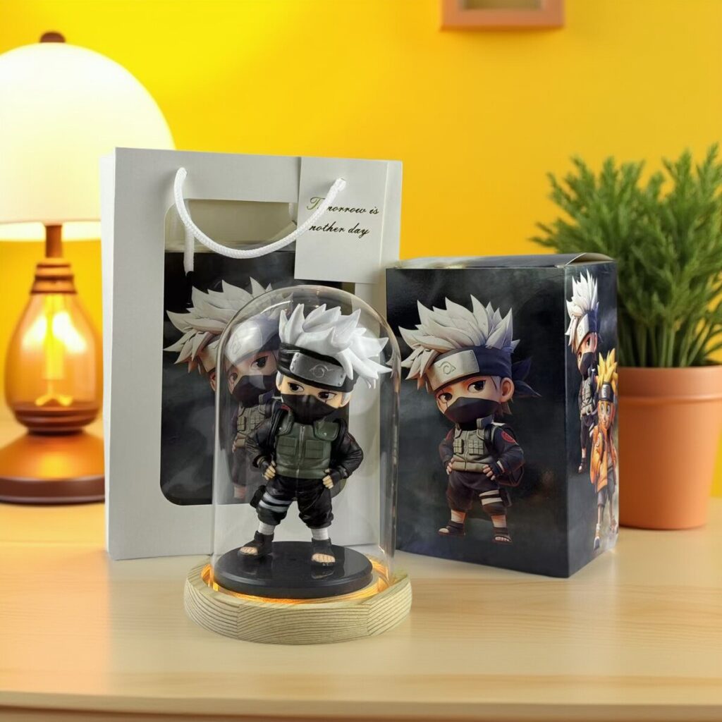 Naruto Kakashi, Naruto, Sasuke Birthday Gift Figurine, Light-Up Ornament, 520 Gift for Friends, Souvenir