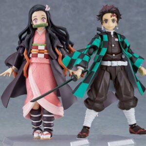 In-Stock Demon Slayer Figma Nezuko Tanjiro Agatsuma Zenitsu Flame Hashira Articulated Boxed Figure Model