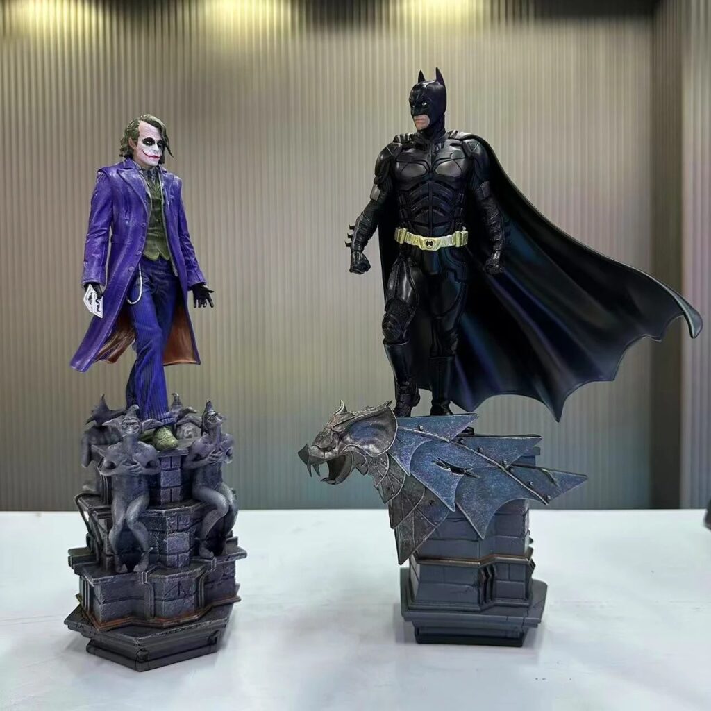 Dc the Dark Knight Rises 1/10 Joker Vs Batman Gk Scene Resin Statue Model Figurine Collectible Display Piece
