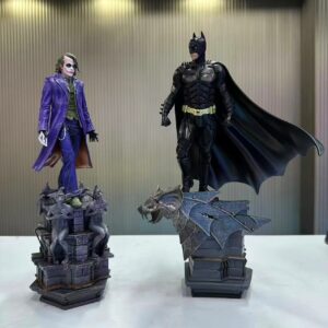 Dc the Dark Knight Rises 1/10 Joker Vs Batman Gk Scene Resin Statue Model Figurine Collectible Display Piece