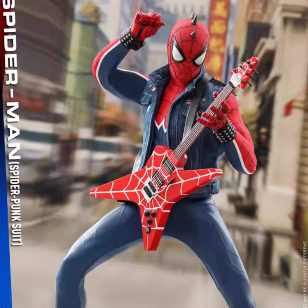 Brand New in Stock Ht Hottoys 1/6 Vgm32 Ps4 Game Version Spider-Man Punk Suit