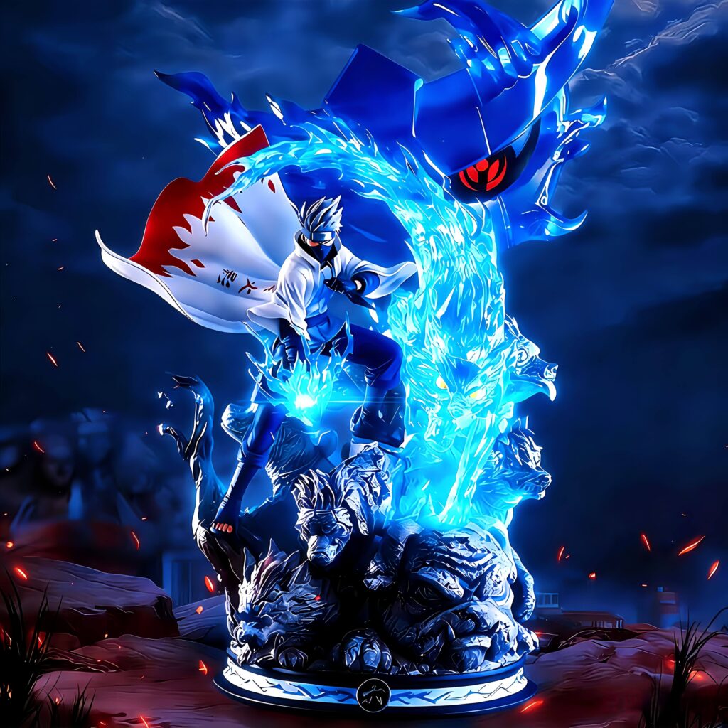 Naruto Cs Sixth Hokage Hatake Kakashi Gk Figure Anime Trendy Model Statue Ornament Gift for Boys