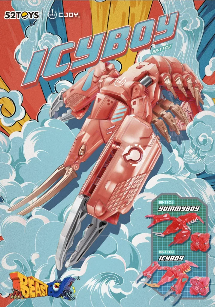52Toys Beast Box Cj Ice Boy Transforming Trendy Toy Figurine Movable Model Mecha Action Figure Special Price in Stock