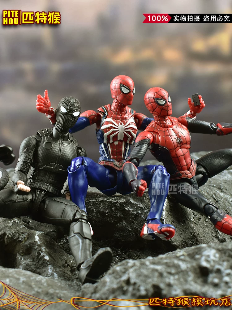 Spider-Man: Far from Home Upgrade Suit Ps4 Game Version Articulated Action Figure Toy Model