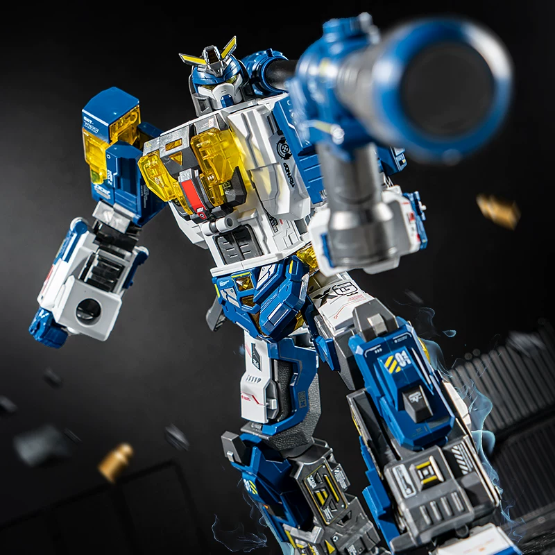 Children's Alloy Genuine Transforming Sniper Gun Toy Robot Model Figurine Boy's Gift Can Fire