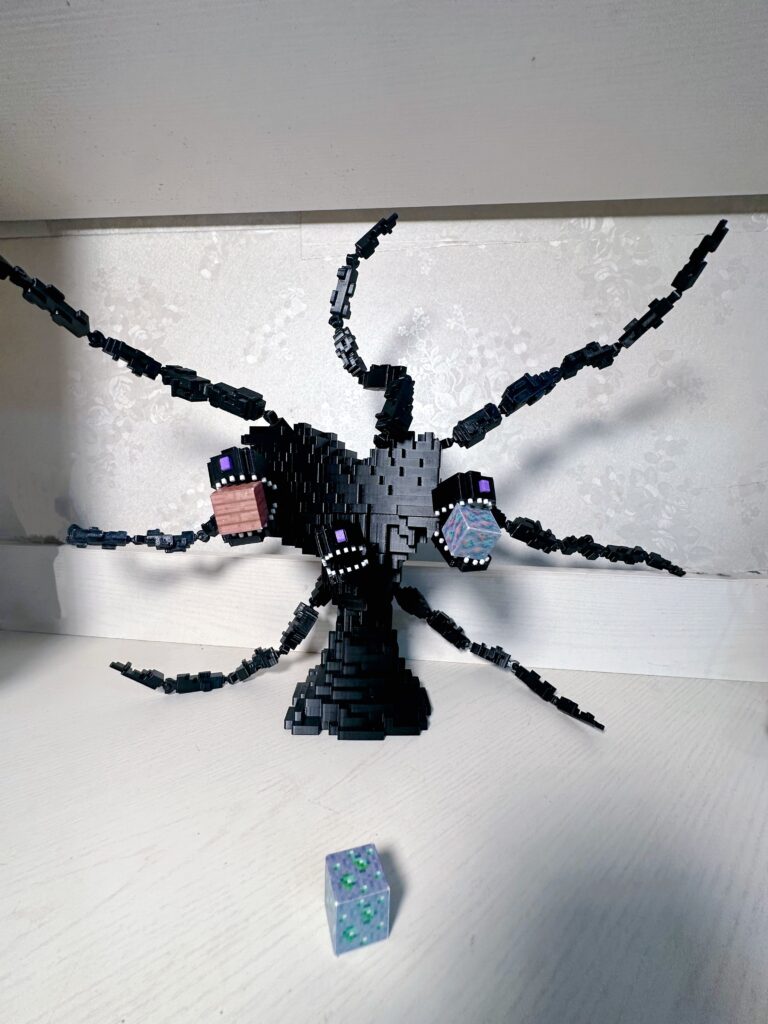 Minecraft Wither Storm Toy 3D Printed Multi-Jointed Action Figure Model Gift Ornament