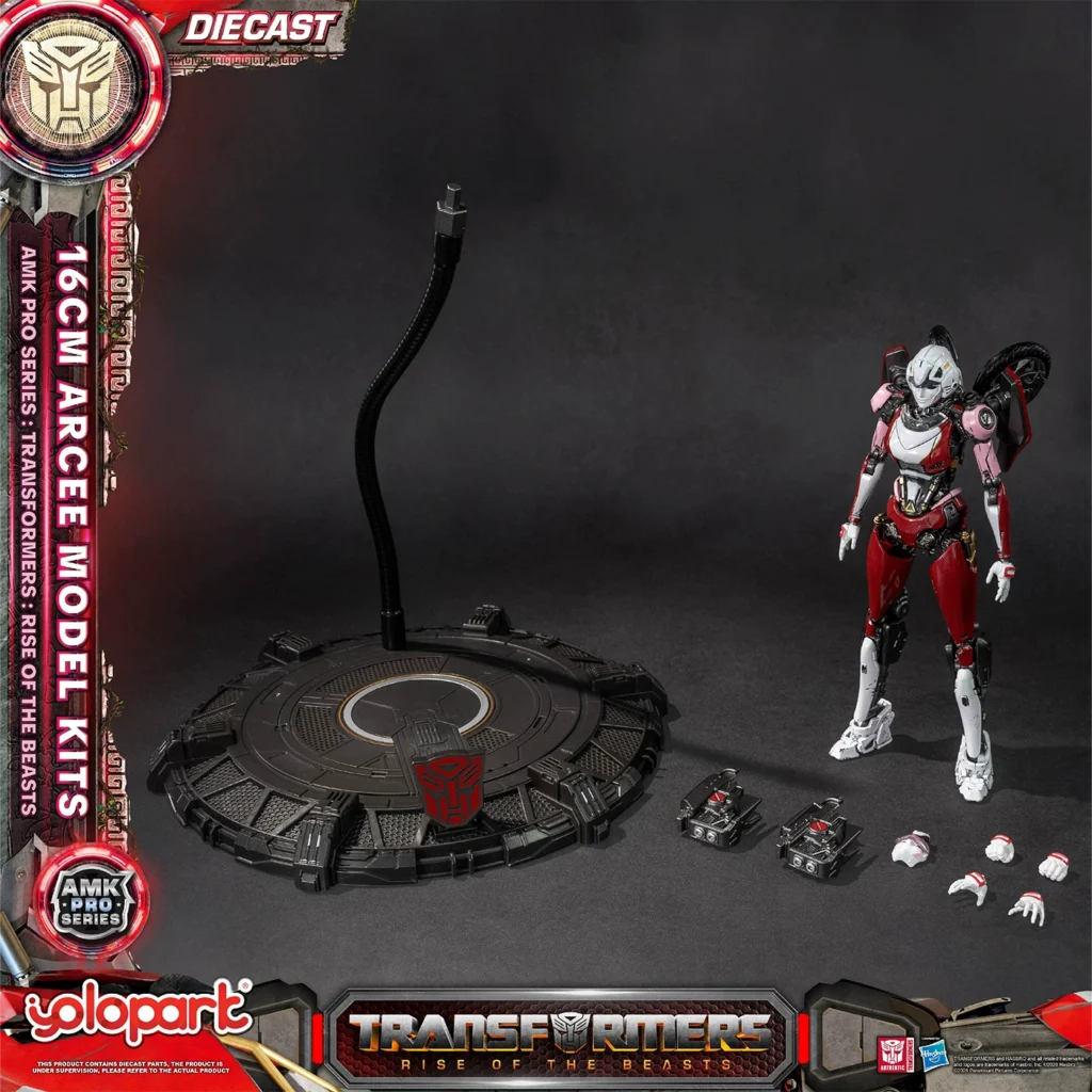 Yolopark Amk Pro Transformers Alcee Optimus Prime Assembled Figure Pre-Assembled Movable Model