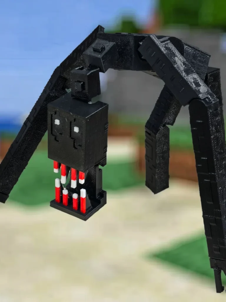 Mc Minecraft Fog Man Model Game Peripheral Physical Figure Dark Style 3D Printed Super Movable Doll