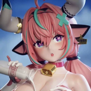 White Model Figure Genshin Impact Valesha Milk Outfit 3D Printed Gk Model Requires Self-Painting