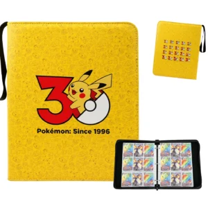 Pokémon 30Th Anniversary Ptcg Card Collection Book 25Th Card Book Deluxe Leather Pokémon Card Storage Book