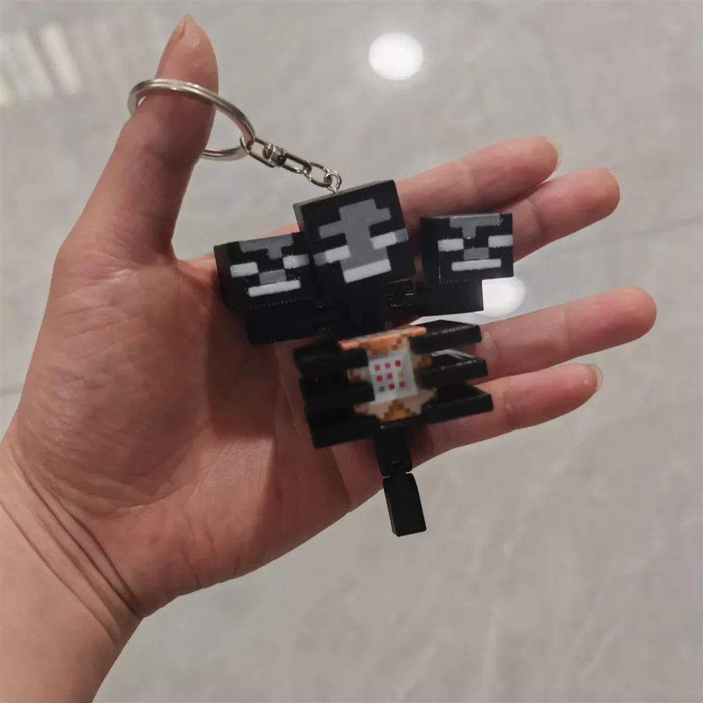 Mc Minecraft Guardian Pixel-Style Game Peripheral Figurine Model Ornament Gift 3D Printed Movable Action Figure