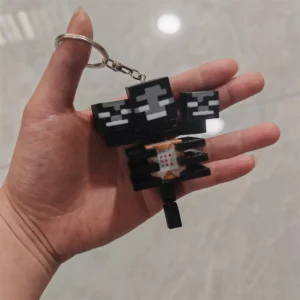 Mc Minecraft Guardian Pixel-Style Game Peripheral Figurine Model Ornament Gift 3D Printed Movable Action Figure