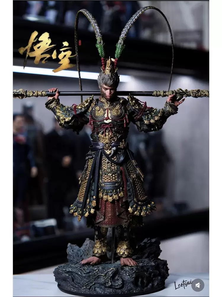 Customized Inart Black Myth Wukong Golden Armor Action Figure, Genuine and Movable, Can Be Shipped Overseas, Fast Delivery Via Sf Express