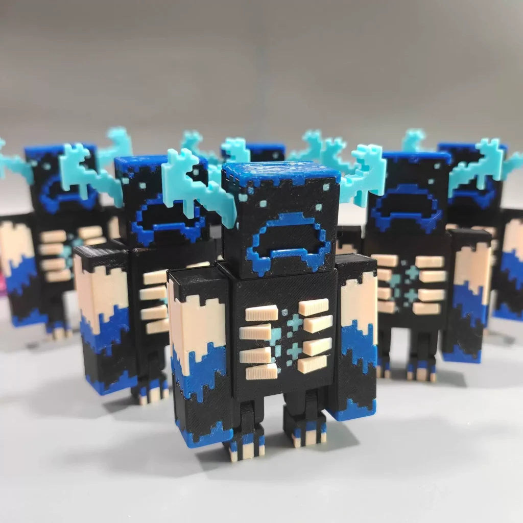 Minecraft Toy Figurine Guardian Model Boy Desktop Ornament Assembly Tool Model Doll Ornament